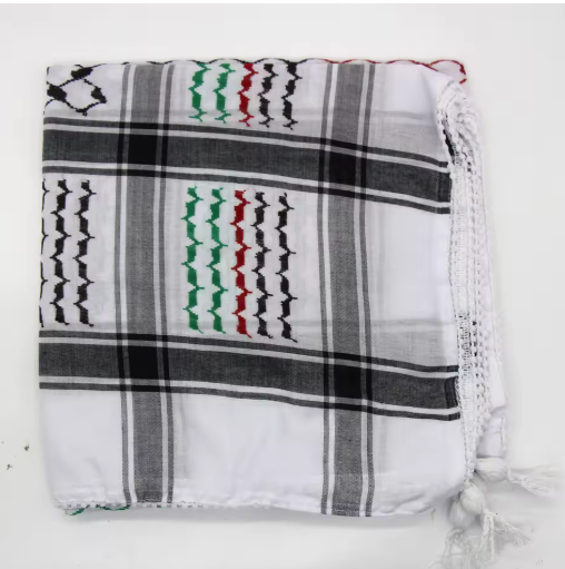 Free Palestine Scarf Arab/Palestinian Keffiyeh or Kufiya