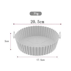 Reusable Silicon Air Fryer Liner, 2 Pack
