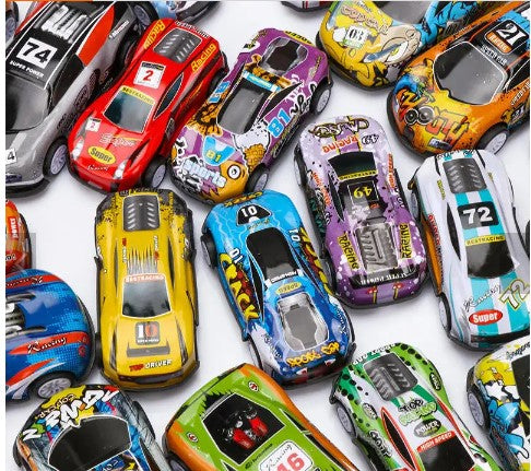 Mini Push Racing Toy Cars, 2 Pack
