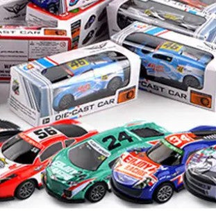 Mini Push Racing Toy Cars, 2 Pack