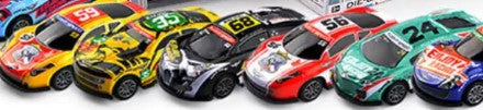 Mini Push Racing Toy Cars, 2 Pack