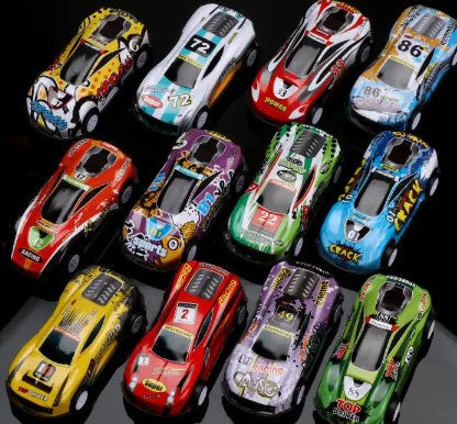 Mini Push Racing Toy Cars, 2 Pack